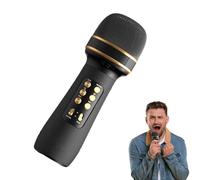 Nuyhgtr Microphone for Singing, Portable Cordless Microphone, Multifunctional Cordless Mic, Cordless Speakers for Singing, Voice Recorder Microphone, Music Player Microphone