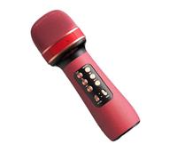 Nuyhgtr Microphone for Singing, Portable Cordless Microphone, Multifunctional Cordless Mic, Cordless Speakers for Singing, Voice Recorder Microphone, Music Player Microphone
