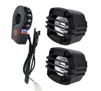 Nuyhgtr Motorcycle Audio Handlebar Mount Speaker, HiFi Sound Motorcycle Speakers, Motorcycle Stereo System, Weatherproof Motorcycle Speakers, Motorcycle Sound System, for Women Men