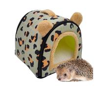 Nuyhgtr Non-Slip Warm Bunny Bed, Multipurpose Hamster Cave, Cute Hedgehog House, Bunny Hedgehogs Sugar Glider Bed, Small Animal Sleeping House, Cozy Ferret Sleeping Area, Plush Pet Bed for Rodents,