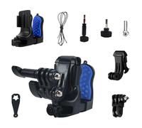 Nuyhgtr Outdoor Sports Camera Mounts, Ajustable Helmet Camera Mounts, Motorcycle Helmet Camera Mount, Dirt Bike Camera Mount, Lightweight Motorcycle Helmet Camera Mount for Action Cameras