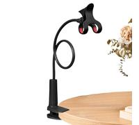 Nuyhgtr Overhead Phone Clamp, Gooseneck Phone Mount, Flexible Arm Stand, Bed Phone Holder, Cell Phones Clamp, Phones Mount Bed, Hands- Phones Holder Or Watching Videos and Reading