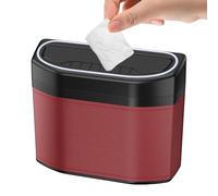 Nuyhgtr Papelera De Coche | Organizador De Basura Con Luz Para Automóvil,Solución De Residuos Para Viajes En Coches Furgonetas Caravanas Todoterrenos