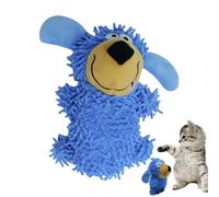 Nuyhgtr Plush Squeaky Dog Toy - Stuffed Chew Toy for Training Reward, Boredom Relief with Teeth Cleaning Function, Puppy Play Companion for Indoor Stimulation, 7.09x5.91x3.15 Inch