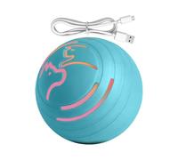 Nuyhgtr Rechargeable Pet Toy, Portable Dog Rolling Ball, Interactive Cat Toy, Dog Play Ball, Cat Exercise Ball, Automatic Dog Toy, Portable Rechargeable Power Rolling Ball for Small Medium Dogs