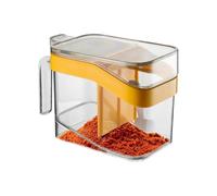 Nuyhgtr Seasoning Storage Jars, Kitchen Canisters, Salt Container with Lid, Condiment Canisters Pots, Airtight Seasoning Storage Jars with Lids for Kitchen Organization and Preservation