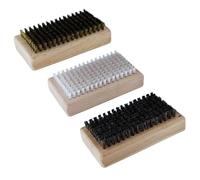 Nuyhgtr Ski Wax Kit, Ski Repair Wax Brush Set, Portable Ski Care Brush, Ski Board Brush, Horsehair Wax Brush, Nylon Ski Brush, Brass Waxing Brush, Ski Waxing Accessories for Waxing Skis