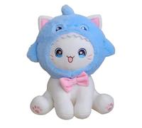 Nuyhgtr Soft Animal Toys, dibujos animados Plush Toy, Sitting Cat Plush, Children Toy Decoration, Cozy Bedtime Plush, Decorative Cat Plushie, Huggable Cat Toy for Accompany, Playing, Mesa Decorativa