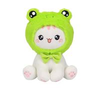 Nuyhgtr Soft Animal Toys, dibujos animados Plush Toy, Sitting Cat Plush, Children Toy Decoration, Cozy Bedtime Plush, Decorative Cat Plushie, Huggable Cat Toy for Accompany, Playing, Mesa Decorativa