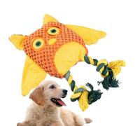 Nuyhgtr Squeaky Owl Dog Toy, Tough Plush Puppy Chew Toy, Interactive Pet Training Tool for Aggressive Chewers, Cute Puppies Chewing Device, Fun Activities, 65g, 22x22cm