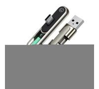 Nuyhgtr Stand Data Cable, Fast Charging Cord, 240W 2-in-1 Invisible Holder Charger Cable Stand, Portable Power Solution for Outdoor Camping Hiking Smartphones Tablets Double Head Foldable Sideways