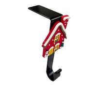 Nuyhgtr Stocking Holders for Mantle, Rustproof Stocking Hangers, Holiday Mantel Garland Holder, Hooks multifuncionales para Garlands and Stockings