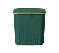Nuyhgtr Wall Mounted Trash Can, pequeño cubo de basura con Lid, espacio de ahorro de Rubbish Contenedor, compacto Hanging Waste Bin for Under Sink, Bathroom. Bedroom, cocina 29 x 26 x 16 cm