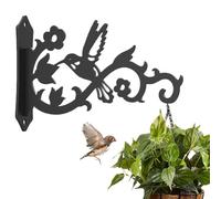 Nuyhgtr Wall Plant Hanger, Heavy-Duty Wall Plant Hook, Hummingbird-Shaped Decorative Holder, Rustic Metal Stand to Your Interior, Outdoor Decoration, Ideal para sala de estar, baño y dormitorios