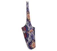 Nuyhgtr Yoga Mat Bag, Long Strap Shoulder Carrier, Stylish Pilates Gym with Pockets, Canvas Yoga Mat Holder for Fitness Supplies, 0,24 x 0,31 pulgadas, Negro, Multicolor
