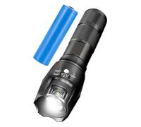 Nuyhgtr Zoom Flashlight, Camping antorcha, Bright Zoomable Flashlight, Adjustable Brightness Flashlight, Super Bright Camping antorcha, Portable Flashlight With Adjustable Zoom for Home and Travel