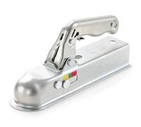 Nuyoah Acoplamiento de bola de tracción, 50 mm, universal, para coche, furgoneta y camión, carga de tracción 800 kg, revestimiento de zinc, hierro fundido, garantía de seguridad y fácil uso