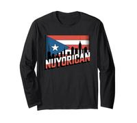 Nuyorican New York Puerto Rico Boricua Pride Puerto Rico Manga Larga