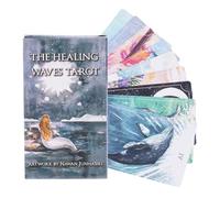 Nuytghr Barajas de tarot estándar, cartas de oráculo de adivinación, herramienta de bruja de adivinación del destino de 4.13 x 2.44 pulgadas, juego clásico de 78 cartas para orientación espiritual