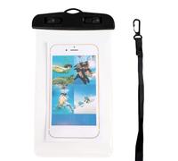 Nuytghr Bolsa impermeable para teléfono, bolsa para teléfono celular, para pantalla táctil, con cordón, para ciclismo, barco, camping, kayak, crucero, parque acuático, pesca, rafting, playa, esnórquel