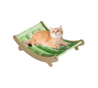 Nuytghr Cat Chair, Cooling Washable Bed, 19.29x12.4x5.12 Inches Pet Hammocks for Floor, Outdoor Bedroom Balcony Offices Apartment Corner Living Room Indoor Travel Comfort Relaxation