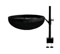 Nuytghr Cat Desk Bed, Desk Mounted, Rotating Cat Hammock, 15.75x15.75x15.35 Inches, Swivel Nest with Removable Washable Cover, Modern Pet Supplies for Home, Game Desktops