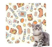 Nuytghr Cat Wrap for Cutting Nails, Pet Grooming Bag Cat Swaddle Wrap Capybara, Anti-Escape Anti-Scratch Restraint, Nail Trimming Holder for Bathing, Injecting, Examining