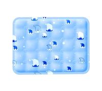 Nuytghr Cooling Mat, Dog Bed, 23.62x19.69 Inches Pet Cushion, Summer Non-Slip, Large Comfortable Pad for Indoor Outdoor Camping Floor Crate Travel Cat Puppy Supplies Rest