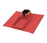 Nuytghr Couch Armrest Tray, Anti-Spill Remote Control Holder Sofa, 42.5x32cm, Recliner Organizer, Metal Frame Cup, Sturdy, Cellphone Holder for Loveseat, Non-Slip