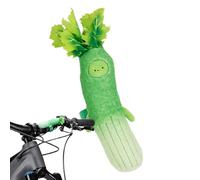 Nuytghr Decoración de manillar para bicicleta, muñeca de felpa con marco de ciclismo, bonita forma de frutas y verduras, muñeca para scooter, eventos de ciclismo al aire libre, paseos de carnaval
