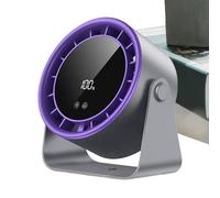 Nuytghr Desk Fans Small Quiet, Touch Control Table Fan, Silent Cooling Device, White, Black, Long Lasting Performance, Compact Portable, for Handheld Use, Travel, Room, Outdoor, Camping