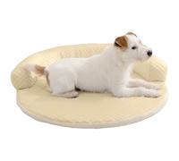 Nuytghr Dog Cooling Mat, Pet Chill Pad, Ice Silk Cold Cushion, Washable Anti Slip Design, 19.69x19.69 Inches, Soft Breathable, Ideal for Summer Travel Garden Car Hotel Picnic Recovery Use