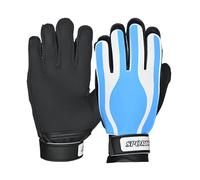 Nuytghr Guantes de portero - 1 par de guantes de portero de fútbol para adultos, transpirables, acolchados, accesorios de fútbol deportivos para ligas de entrenamiento, clases escolares, torneos