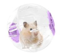 Nuytghr Hamster Toy Ball, Guinea Pig Exercise Ball, Clear Design, 6.3 Inches Interactive Play Accessory, Pet Fitness, Ideal for Small Animal Cage, Outdoor Exploration Fun