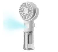 Nuytghr Handheld Fan, Misting Personal Mister, Portable Air Cooling Gadget, 1.57x2.83x6.61 Inches, 4 Speed Adjustable Wind Mode, for Hiking, Outdoors, Walking, Camping, Travel, Daily Use