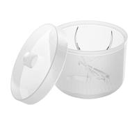 Nuytghr Nail Tool Sterilizer, High-Temperature Cleaning Container Box, Heat-Resistant Sanitizing Case, 8.9x6.7cm Compact Size, Lid Closure, for Manicure, Pedicure, Home Salon, Travel Use