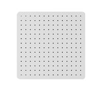 Nuytghr Peg Board, Desk Organizer, Wall Panel, 15.75x15.75 Inches, Space Saving Mounted Display, Desktop Storage Solution, for Living Room Kitchen Room Students Daily Use, Long Lasting
