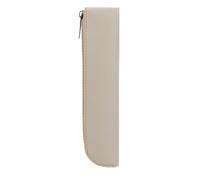 Nuytghr Pencil Case, Portable Slim Stationery Pouch, Zippered PU Leather Organizer, Large Capacity Design, Durable and Stylish, for School Supplies,Work, Office Storage 4.81 Inch