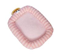 Nuytghr Plush Cat Couch Bed, Large Pet Sleeping Pad with Soft Cushion, Warm Dog Bed for Puppies Kittens, Comfortable Indoor Outdoor Pet Mat, Living Room Bedroom Home Decor Supplies