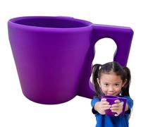 Nuytghr Recipientes de helado de pinta, soporte para cupcakes con impresión 3D, soporte reutilizable para postres con asa para cocina, almacenamiento de alimentos, escuela, fiesta, reunión, picnic