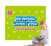 Nuytghr Reward Chart for Kids, Reusable Incentive Charts, 11.81x9.84 Inches Parent-Child Interaction Tool, Educational Homeschool Supplies for Study Task Tracker, Training Motivation Aid