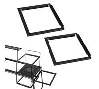 Nuytghr Small Camping Table, Metal Foldable Camping Table Stand, Compact Beach Side and Backpacking Tool, Portable Picnic Supplies for Hiking, and Outdoor Adventures 16.26x12.01x1.1 Inches