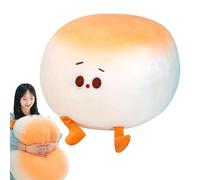 Nuytghr Steamed Bun Plush Toys, Simulation Snack Pillow, Soft Decorative Doll Napping, 7.87x8.66 Inches, Playtime Companion Gift for Kids, Girls, Friends, Family, Teens, Bedroom Decor
