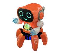 Nuytghr Walking Robot Toy, Musical Dancing Robot, Robot Toy with Music, 17x13.5cm, Interactive Octopus Robot, Intelligent Dancing Robot, Kid Companion Robot for Kindergarten Robot Toy