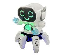 Nuytghr Walking Robot Toy, Musical Dancing Robot, Robot Toy with Music, 17x13.5cm, Interactive Octopus Robot, Intelligent Dancing Robot, Kid Companion Robot for Kindergarten Robot Toy