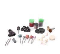 NUZAMAS 105 piezas Kit de accesorios de herramientas rotatorias, vástago de 3,2 mm para cortar, lijar, afilar, tallar y pulir herramientas
