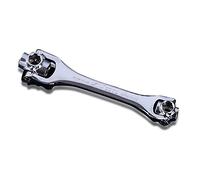 Nuzamas 8 en 1 Flexible OS de chien Multi fonctionnelle hexagonale Clé à douille avec aimant 12-19 mm rotatif à 360 degrés Tête