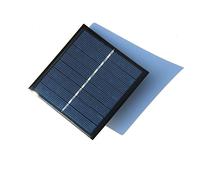 NUZAMAS Batería Recargable AA Cargador del Panel Solar Que Carga 2 baterías 4V 1W