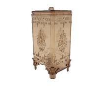 NUZAMAS Caja de almacenamiento para cosméticos de algodón transparente cuadrada para almohadillas de algodón, recipiente para cara, bolas de algodón, dispensador de algodón, soporte transparente, caja