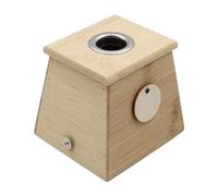 NUZAMAS Caja de sanación de bambú con un agujero, caja de moxibustión premium, terapia de moxibustión para aliviar la cintura, cuello, rodillas, hombros, dolor de espalda